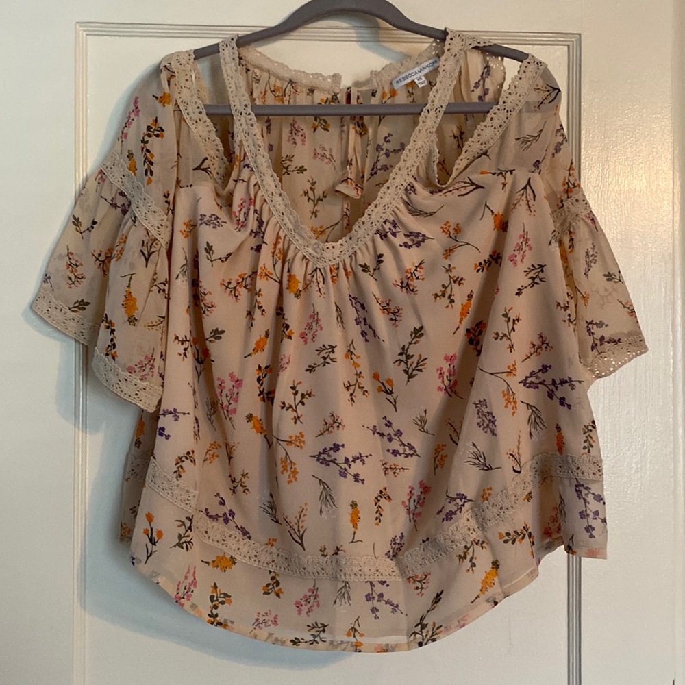Rebecca Minkoff floral blouse